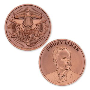 WILD WEST LEGENDS SERIES - JOHNNY BEHAN - 1OZ - 39MM