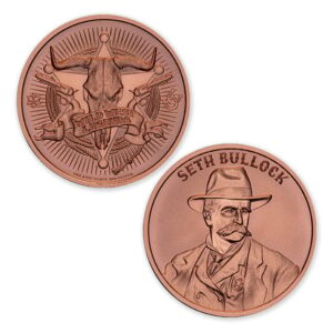 WILD WEST LEGENDS SERIES - SETH BULLOCK - 1OZ - 39MM