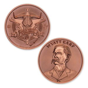 WILD WEST LEGENDS SERIES - WYATT EARP - 1OZ - 39MM