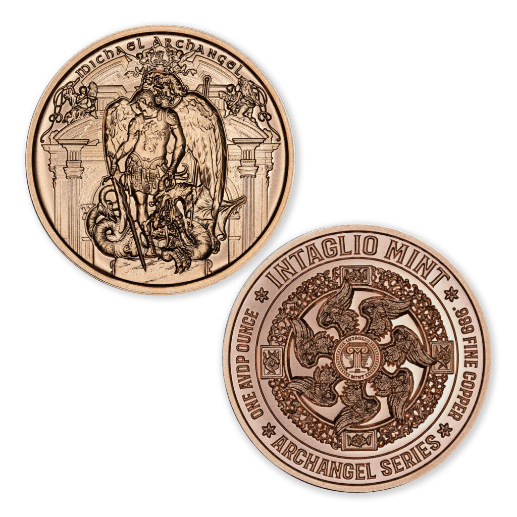 ARCHANGEL SERIES - MICHAEL - 1OZ - 39MM - CU