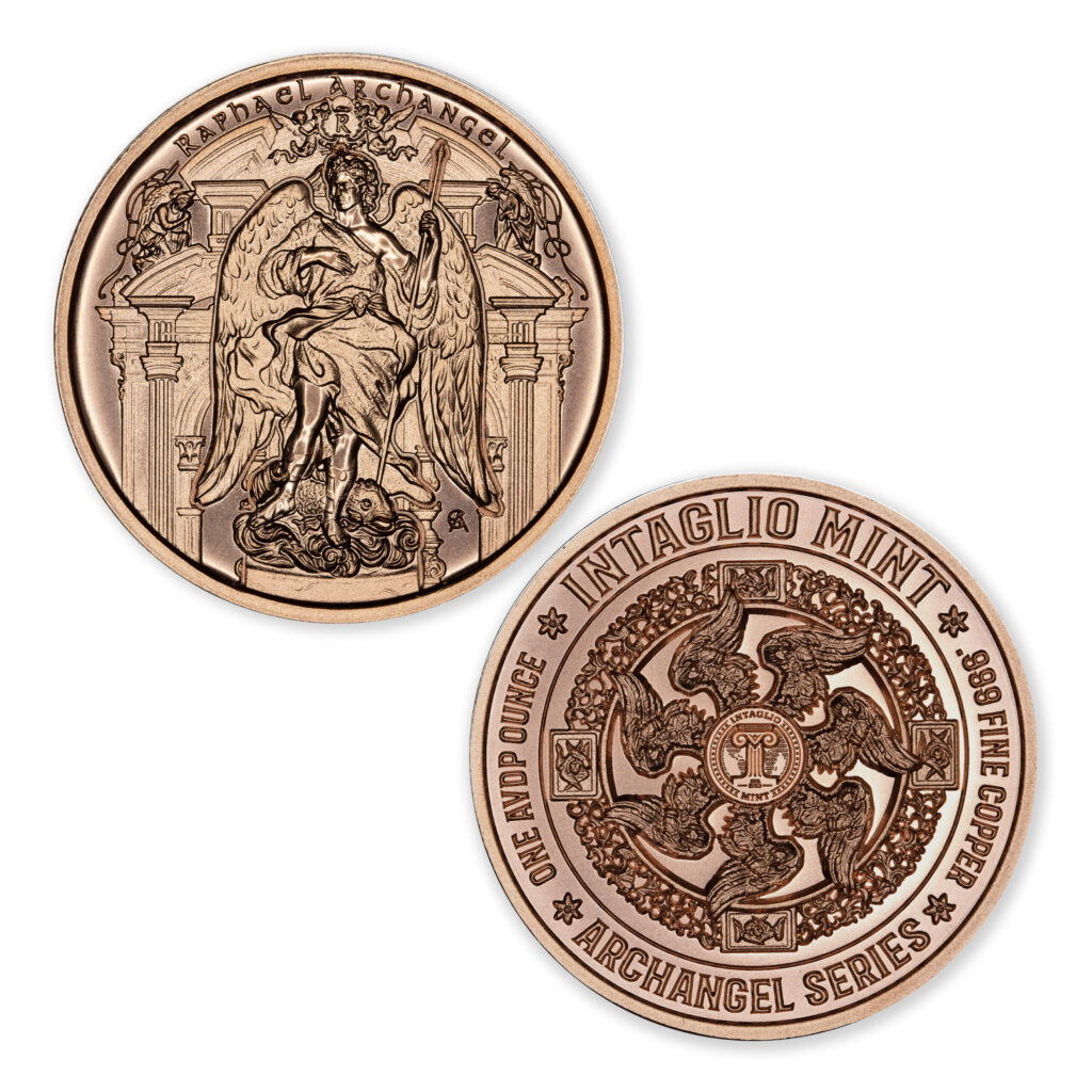 ARCHANGEL SERIES - RAPHAEL - 1OZ - 39MM - CU