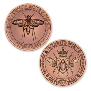 COPPER BUG SERIES - TARANTULA HAWK WASP - 1OZ - 39MM