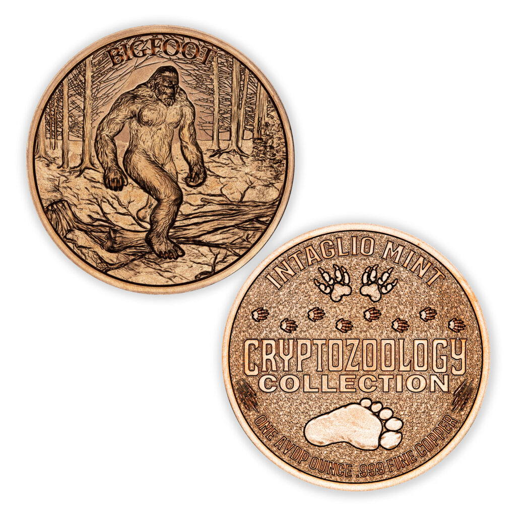 CRYPTOZOOLOGY - BIGFOOT - 1OZ - 39MM - CU