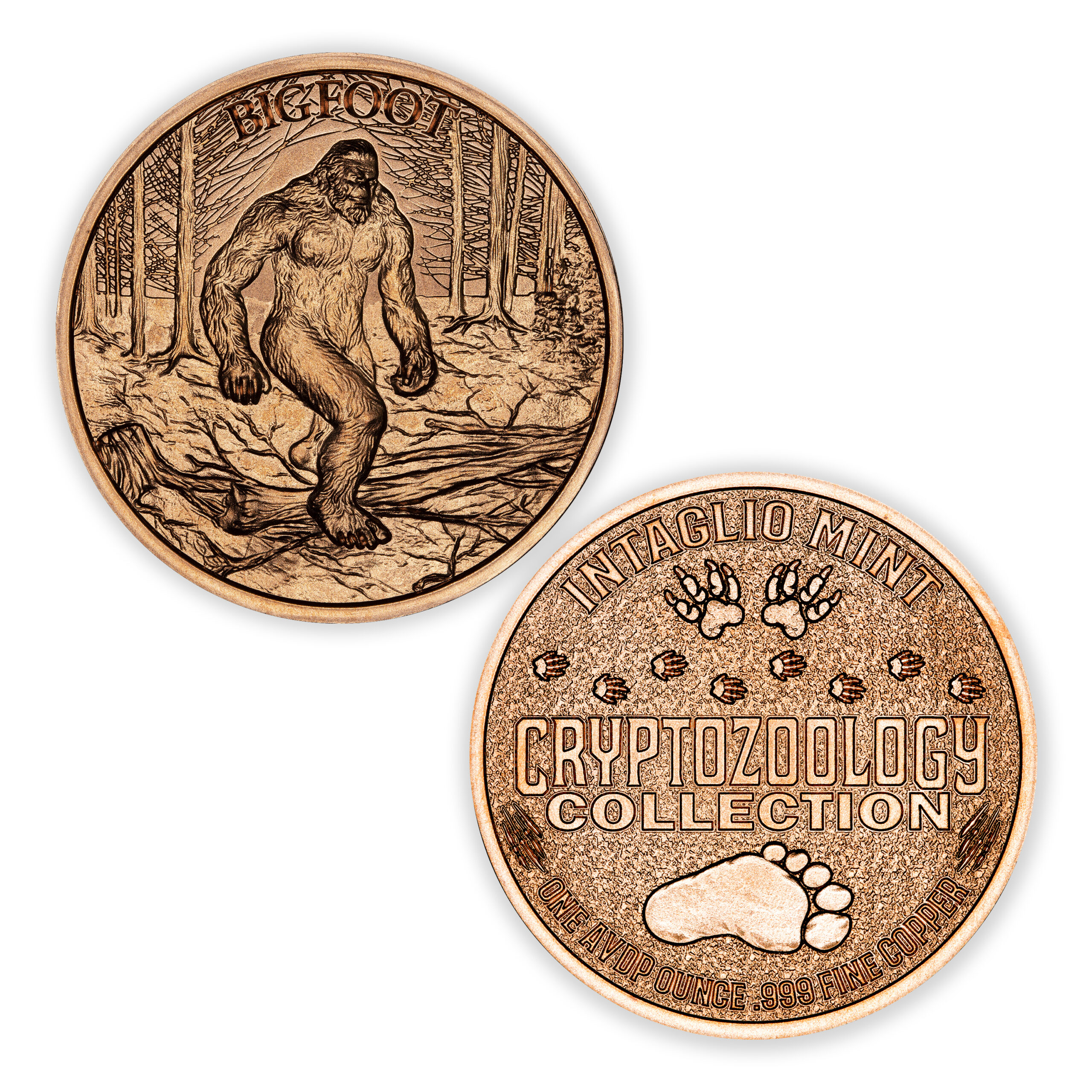 CRYPTOZOOLOGY - BIGFOOT - 1OZ - 39MM - Image 1