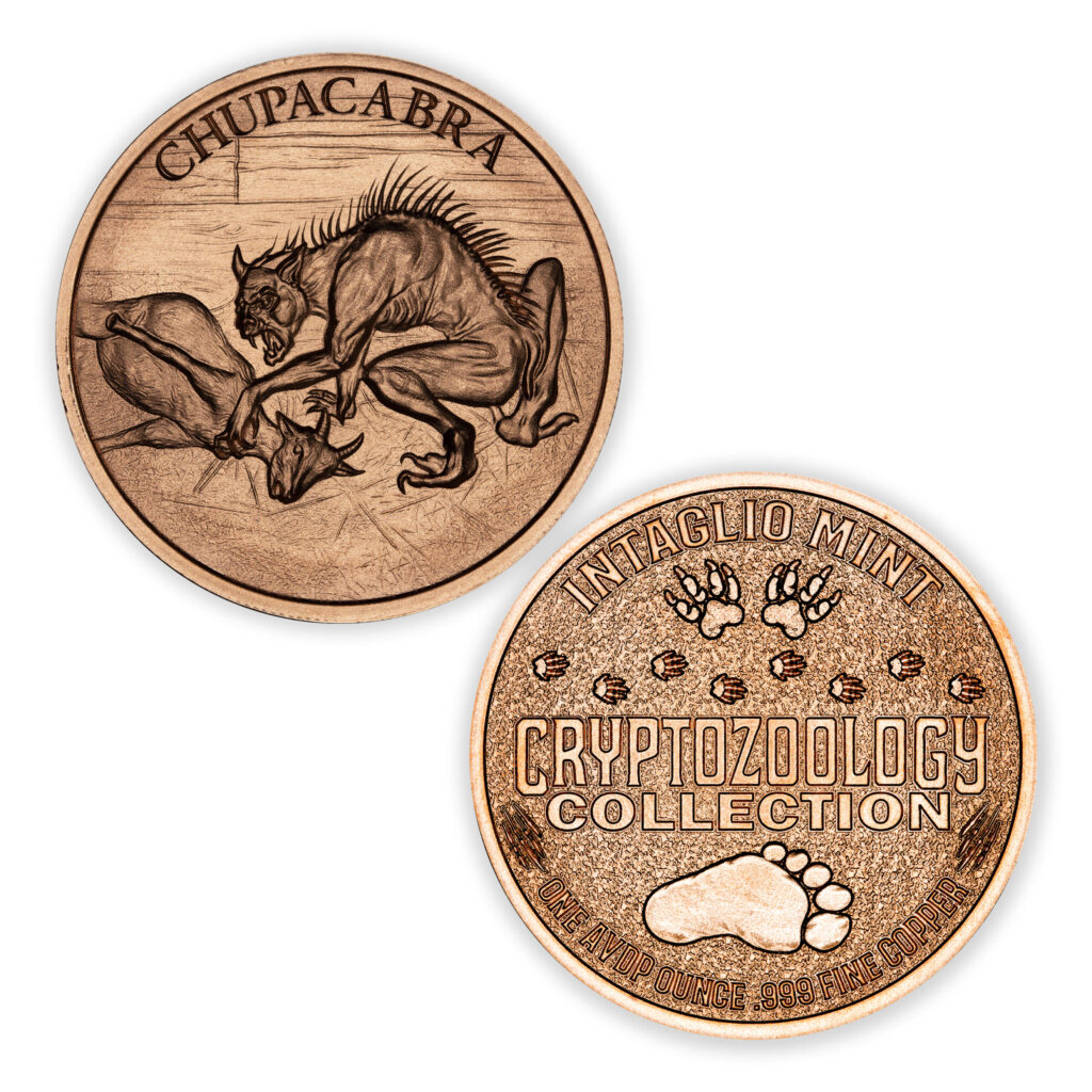 CRYPTOZOOLOGY - CHUPACABRA - 1OZ - 39MM - CU