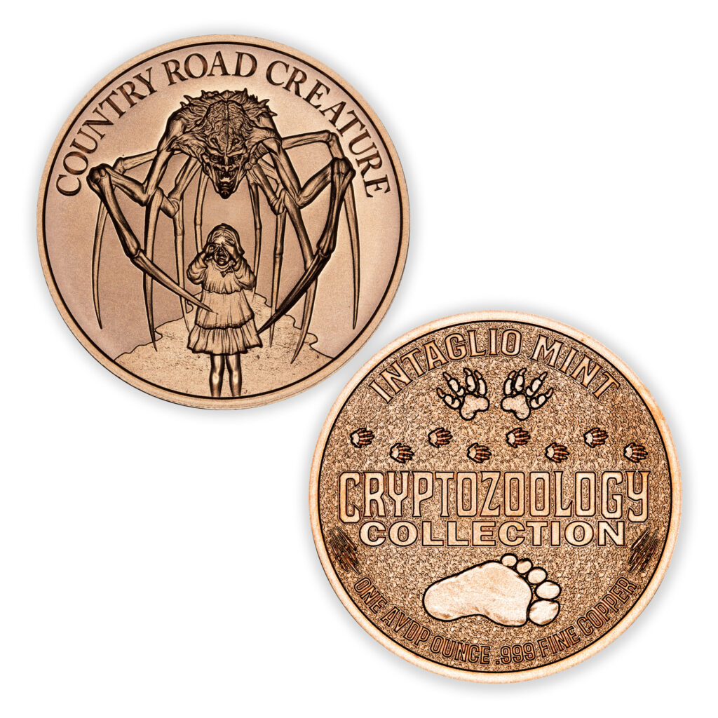 CRYPTOZOOLOGY - COUNTRY ROAD CREATURE - 1OZ - 39MM - CU