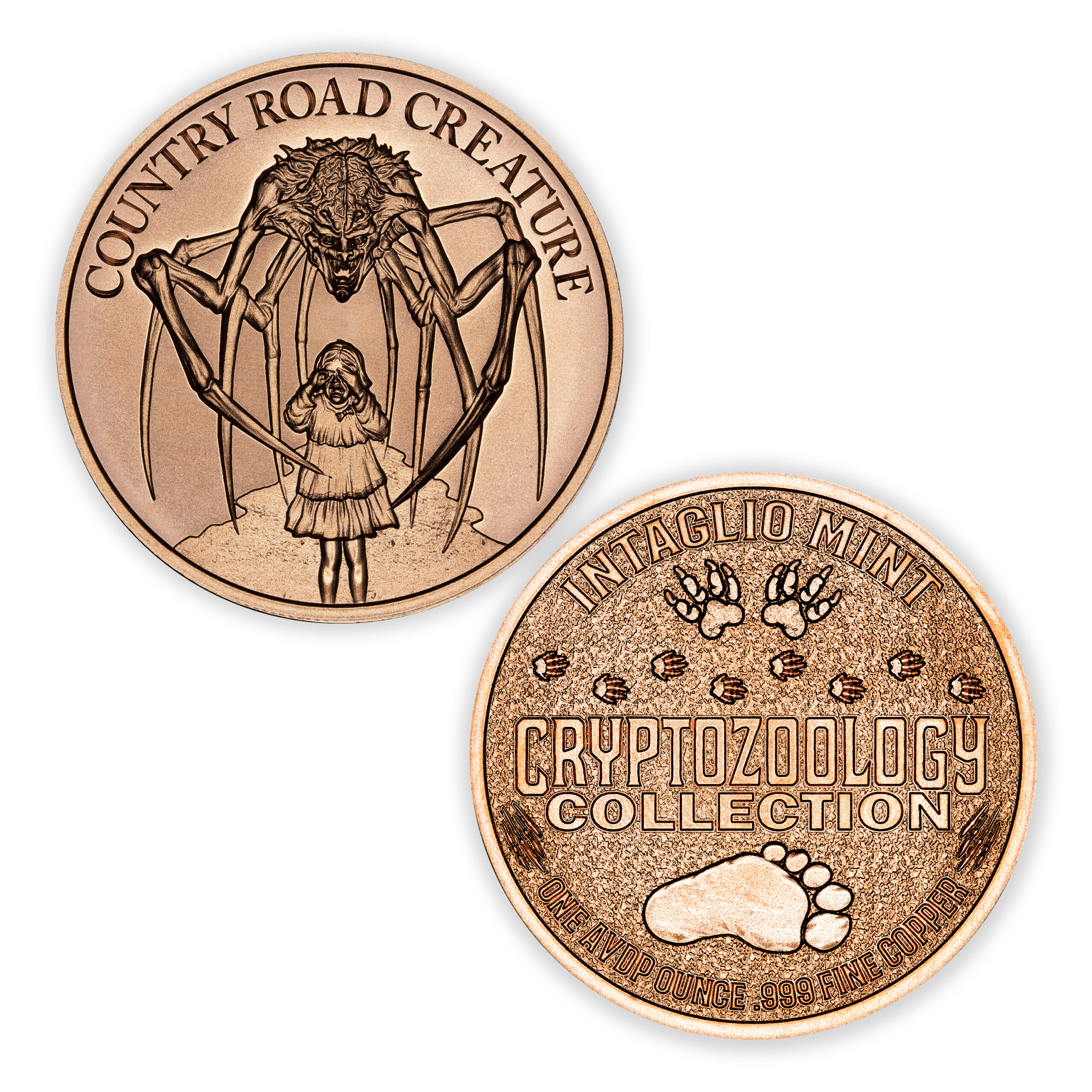 CRYPTOZOOLOGY - COUNTRY ROAD CREATURE - 1OZ - 39MM - Image 1