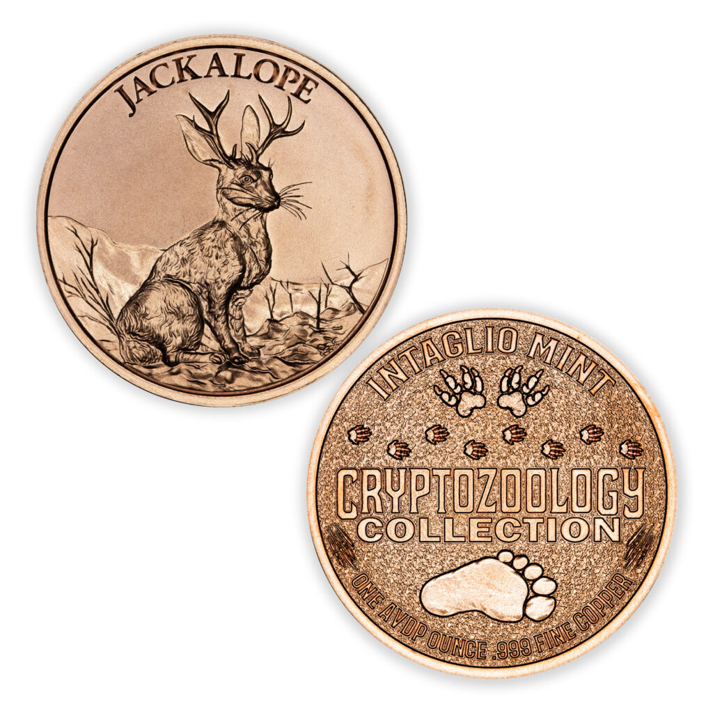 CRYPTOZOOLOGY - JACKALOPE - 1OZ - 39MM - CU