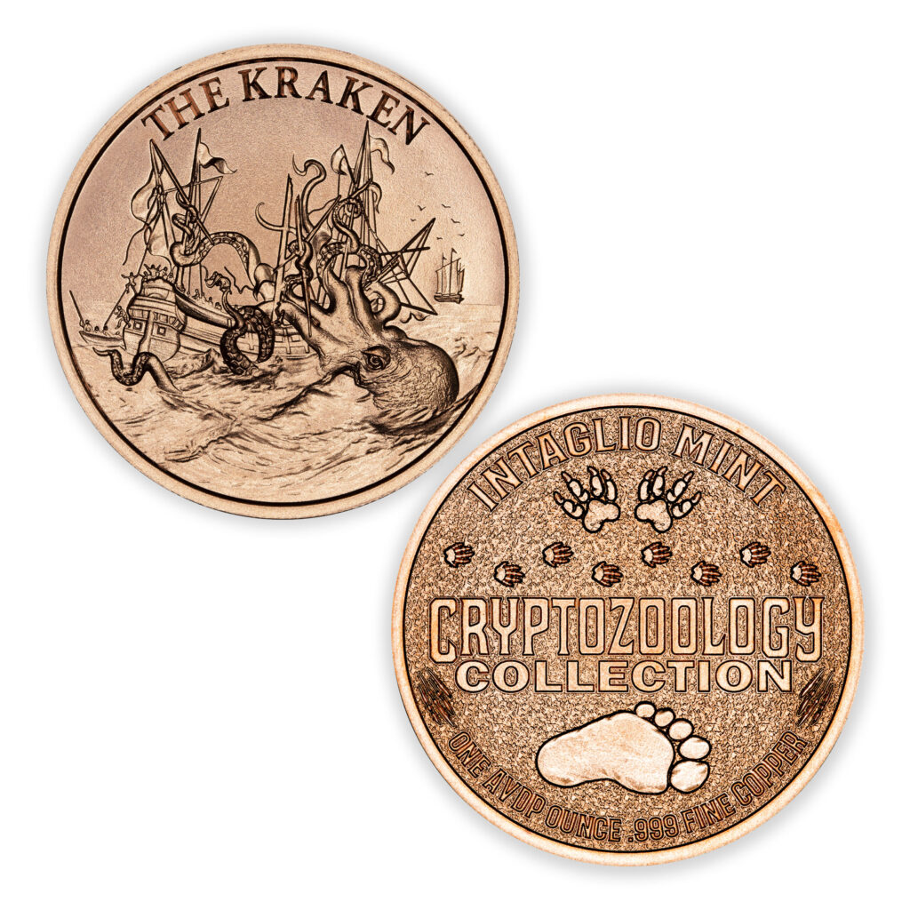 CRYPTOZOOLOGY - KRAKEN - 1OZ - 39MM - CU