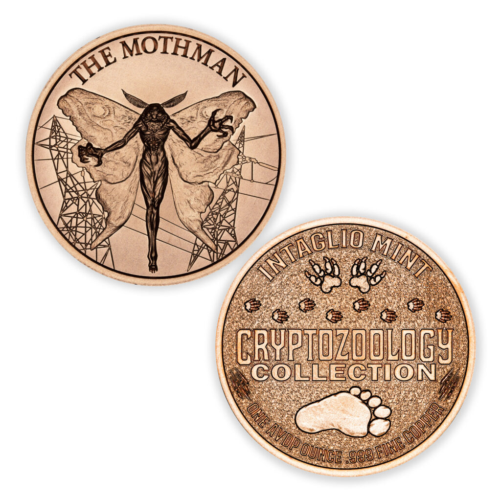 CRYPTOZOOLOGY - MOTHMAN - 1OZ - 39MM - CU