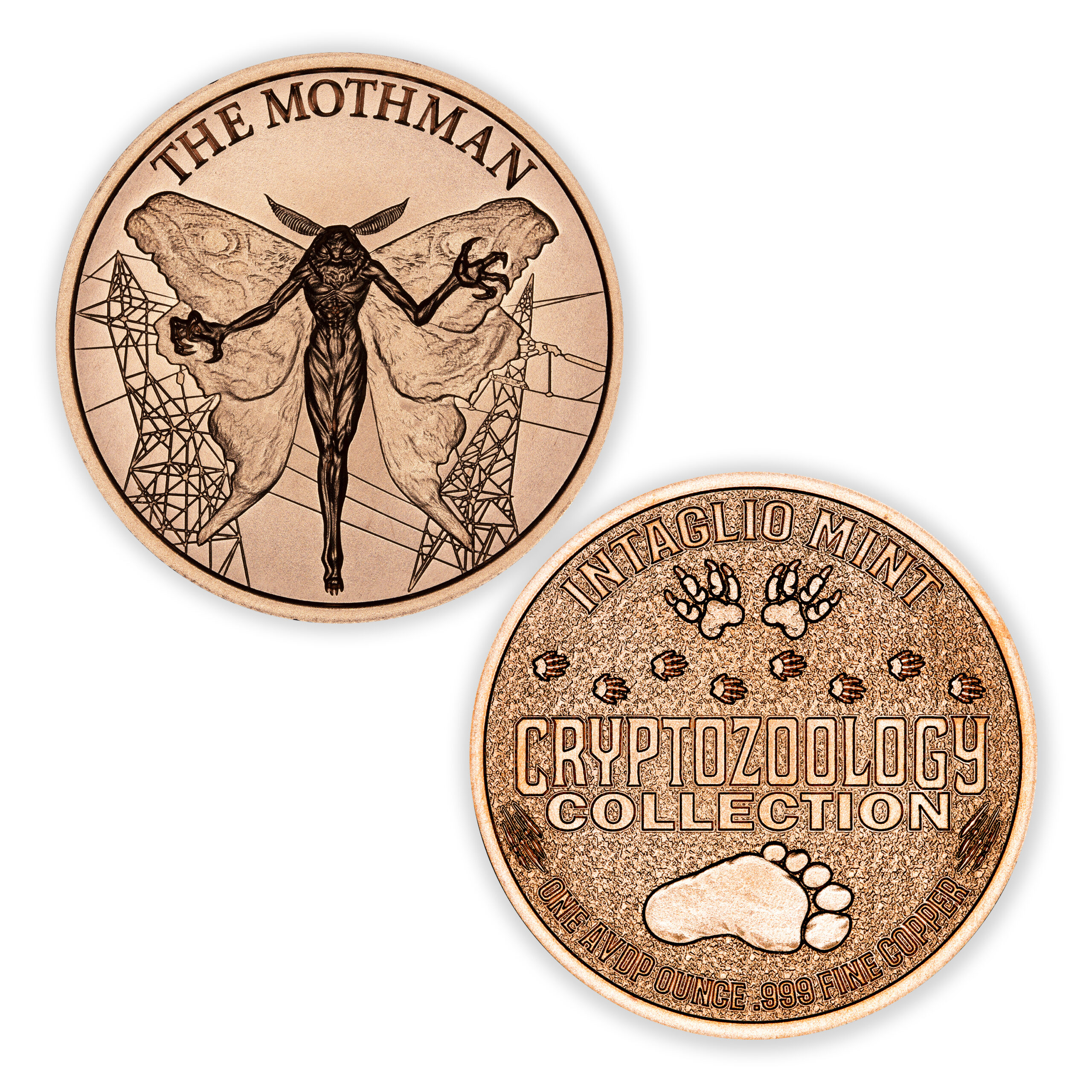 CRYPTOZOOLOGY - MOTHMAN - 1OZ - 39MM - Image 1