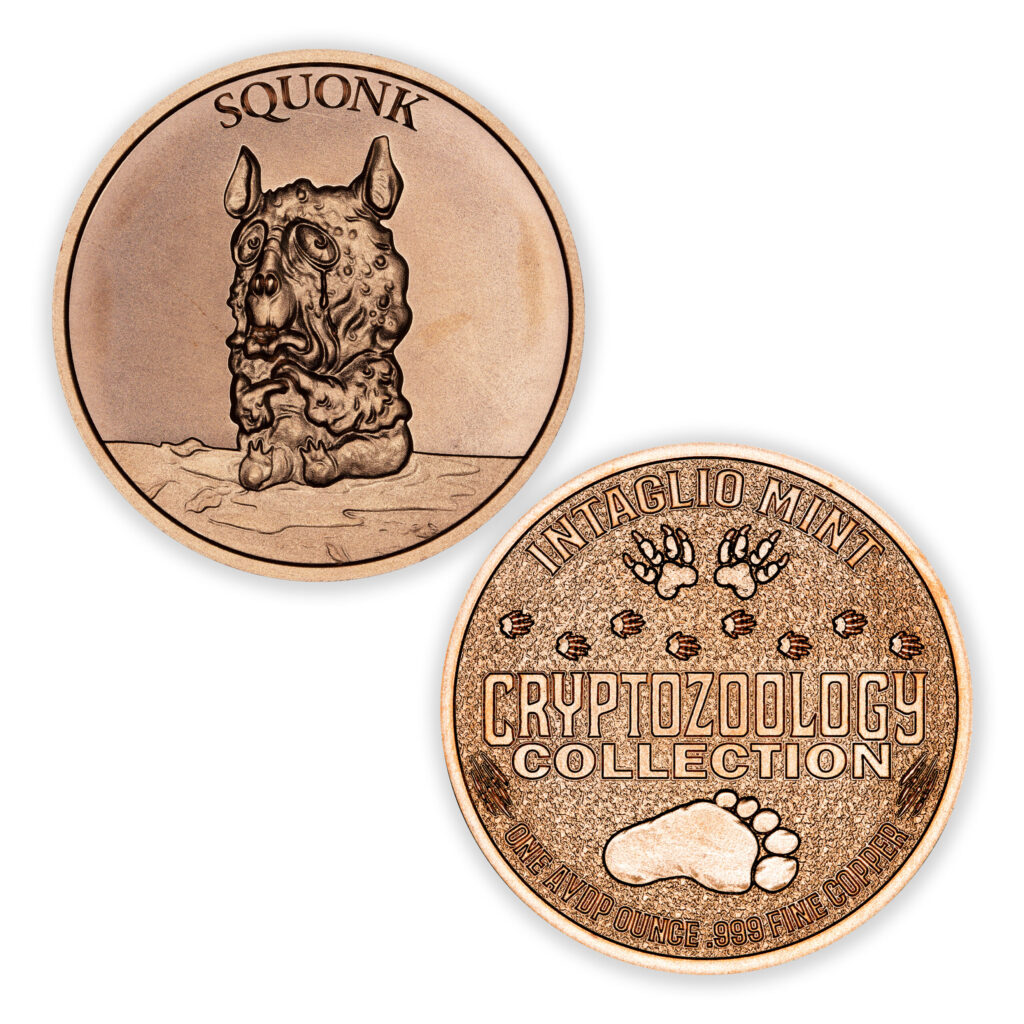 CRYPTOZOOLOGY - SQUONK - 1OZ - 39MM - CU