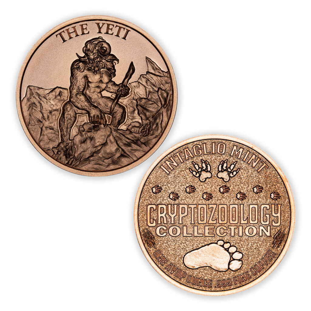 CRYPTOZOOLOGY - YETI - 1OZ - 39MM - CU
