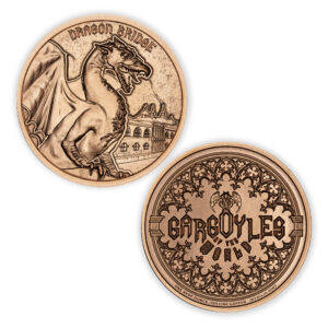 GARGOYLES OF THE WORLD - VI - DRAGON BRIDGE - 1OZ - 39MM