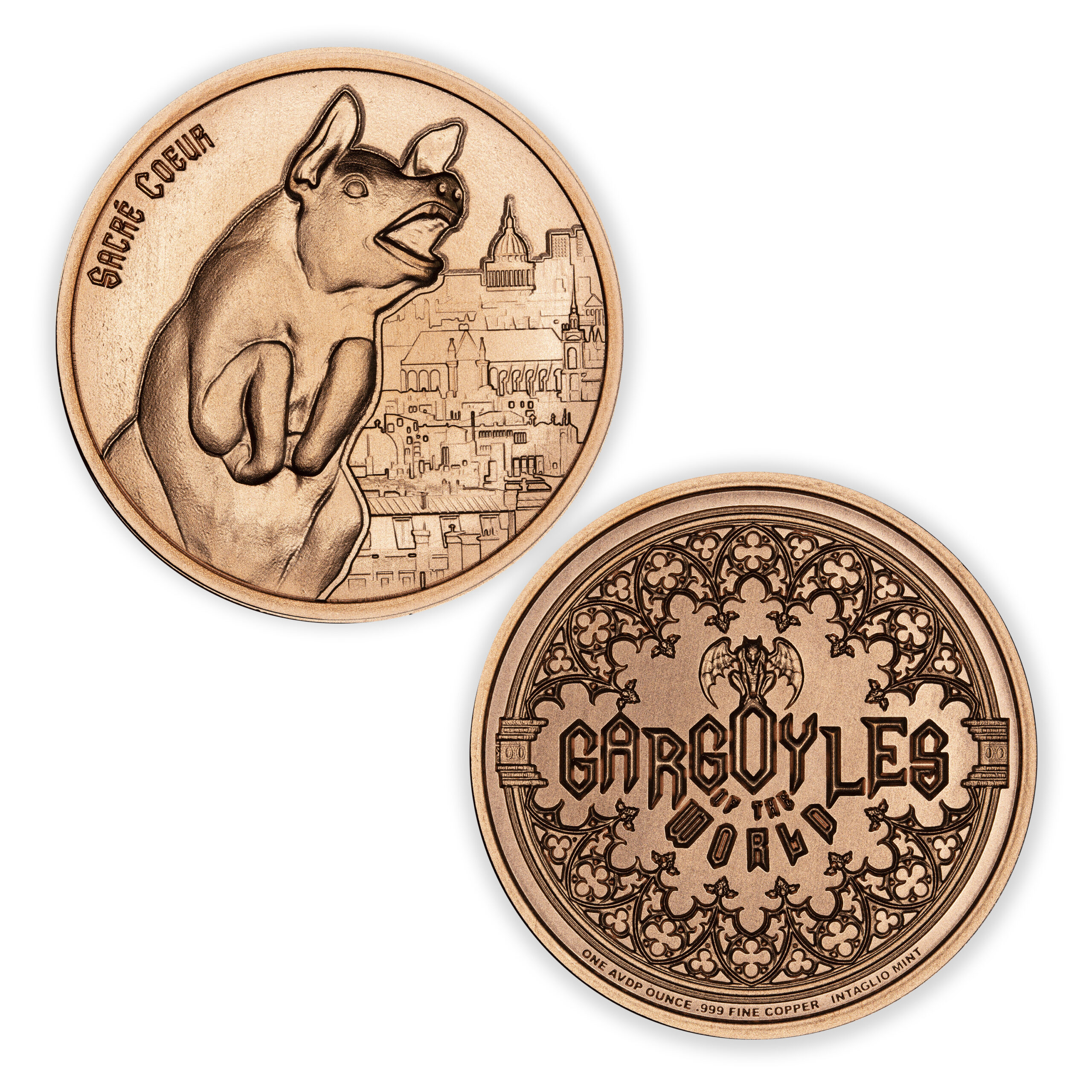 GARGOYLES OF THE WORLD - IV - SACRE-COEUR - 1OZ - 39MM - Image 1