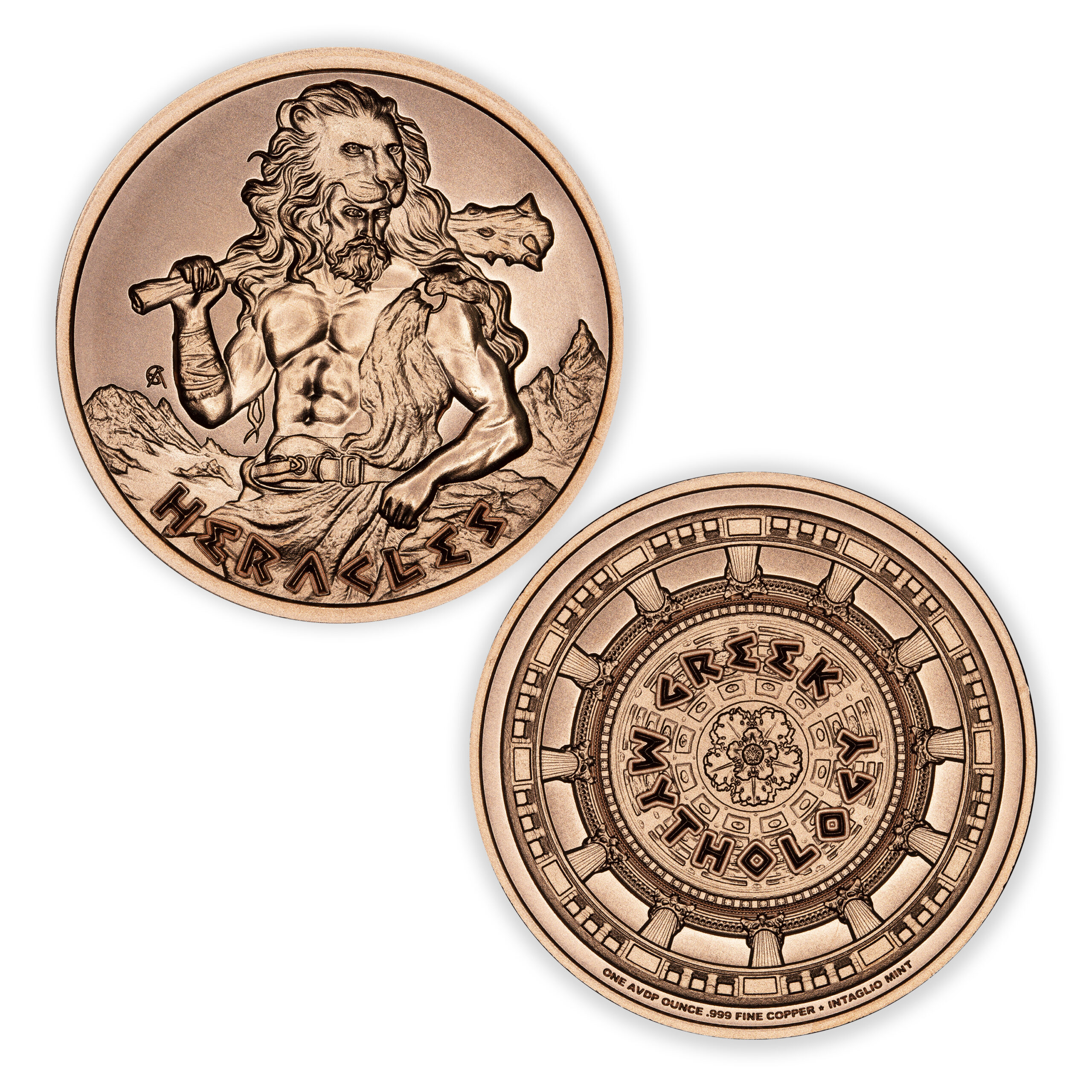 GREEK MYTHOLOGY SERIES - HERACLES - 1OZ - 39MM - Image 1