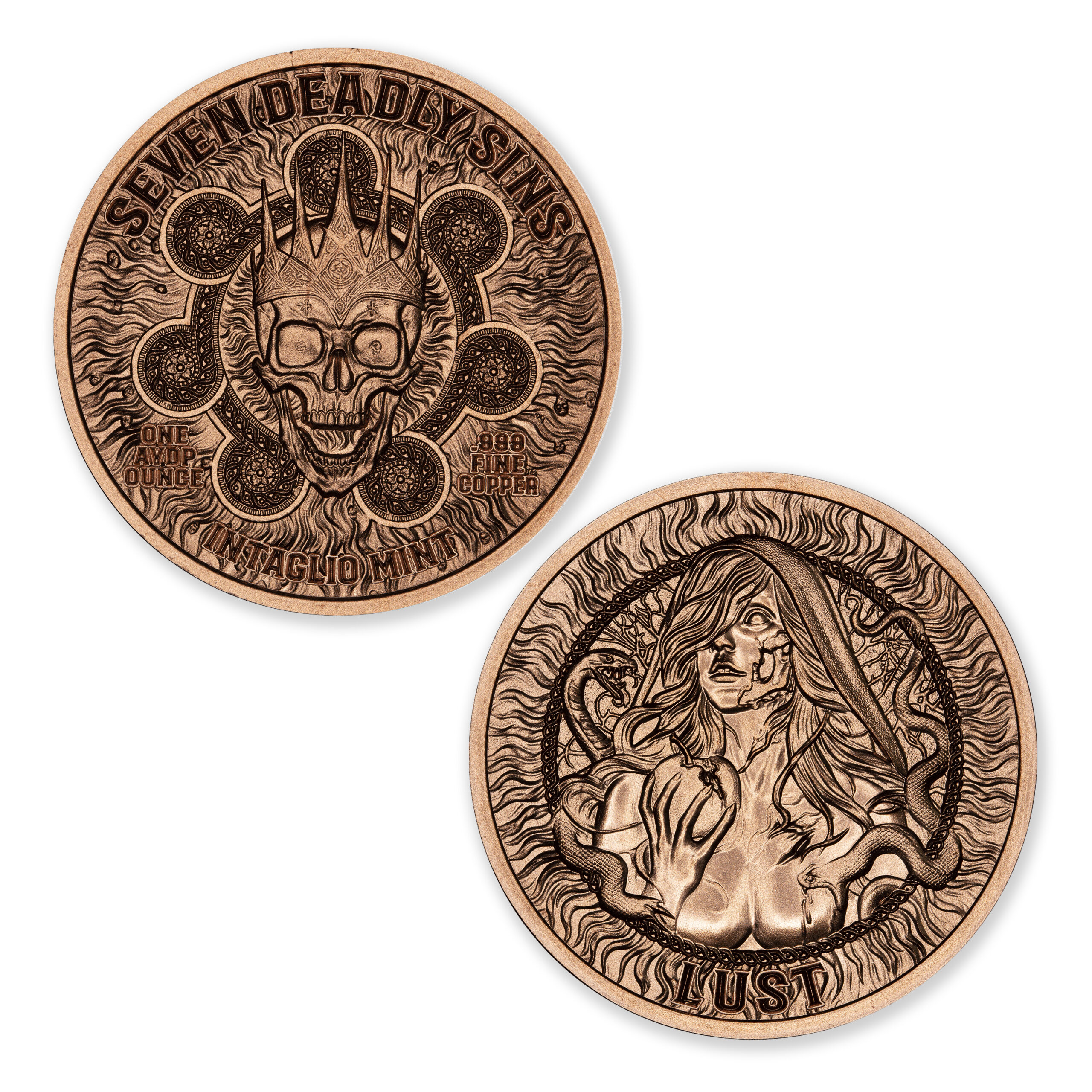 SEVEN DEADLY SINS - LUST - 1OZ - 39MM - Image 1