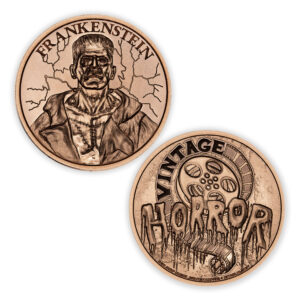 VINTAGE HORROR SERIES - FRANKENSTEIN - 1OZ - 39MM