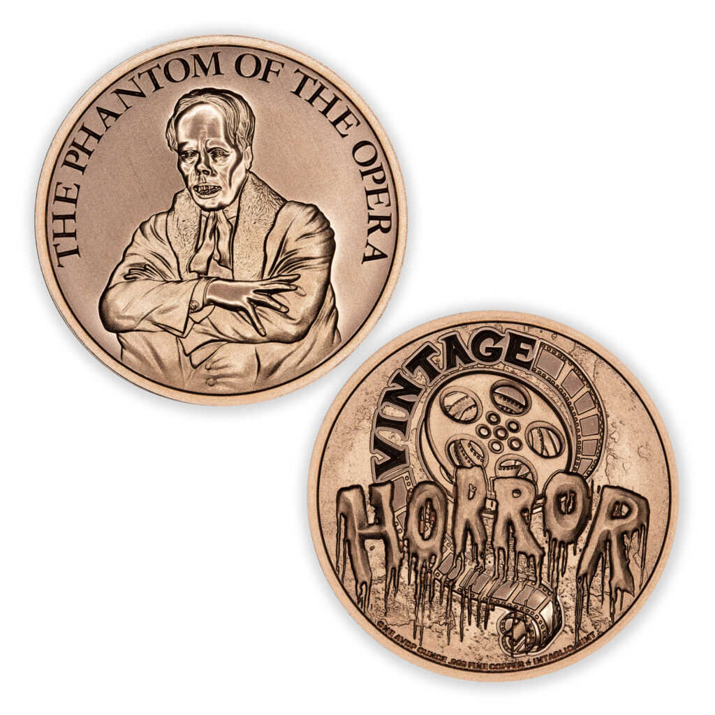 VINTAGE HORROR SERIES - THE PHANTOM OF THE OPERA - 1OZ - 39MM - CU