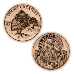 VINTAGE HORROR SERIES - SWAMP CREATURE - 1OZ - 39MM