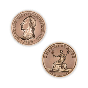 1783 WASHINGTON & INDEPENDENCE TRIBUTE - 1/2OZ - 30MM