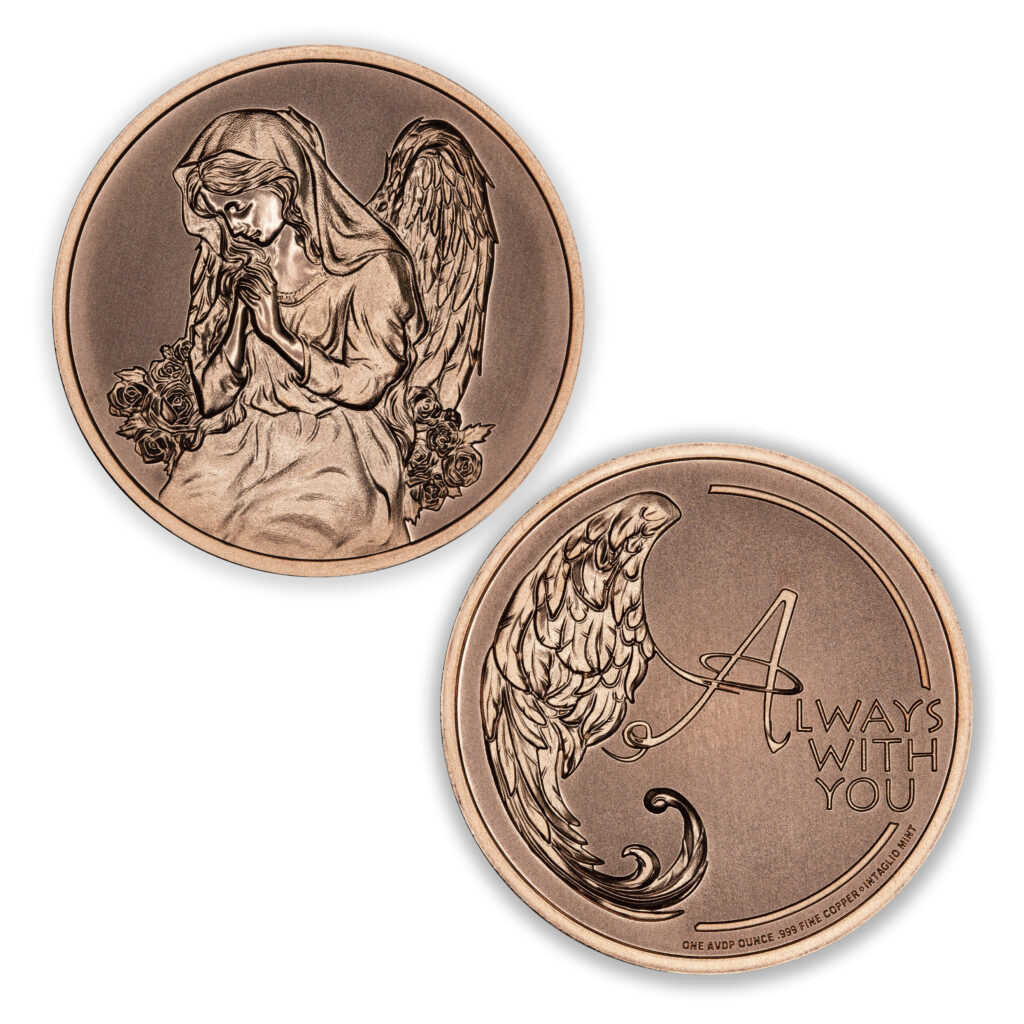 ANGEL IN YOUR POCKET - 1OZ - 39MM - CU