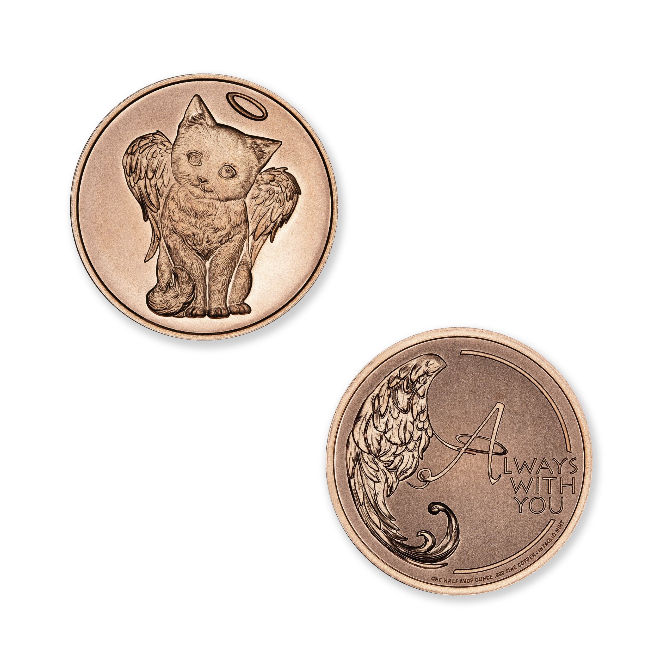 ANGEL IN YOUR POCKET - CAT - 1/2 OZ - 30MM - Image 1