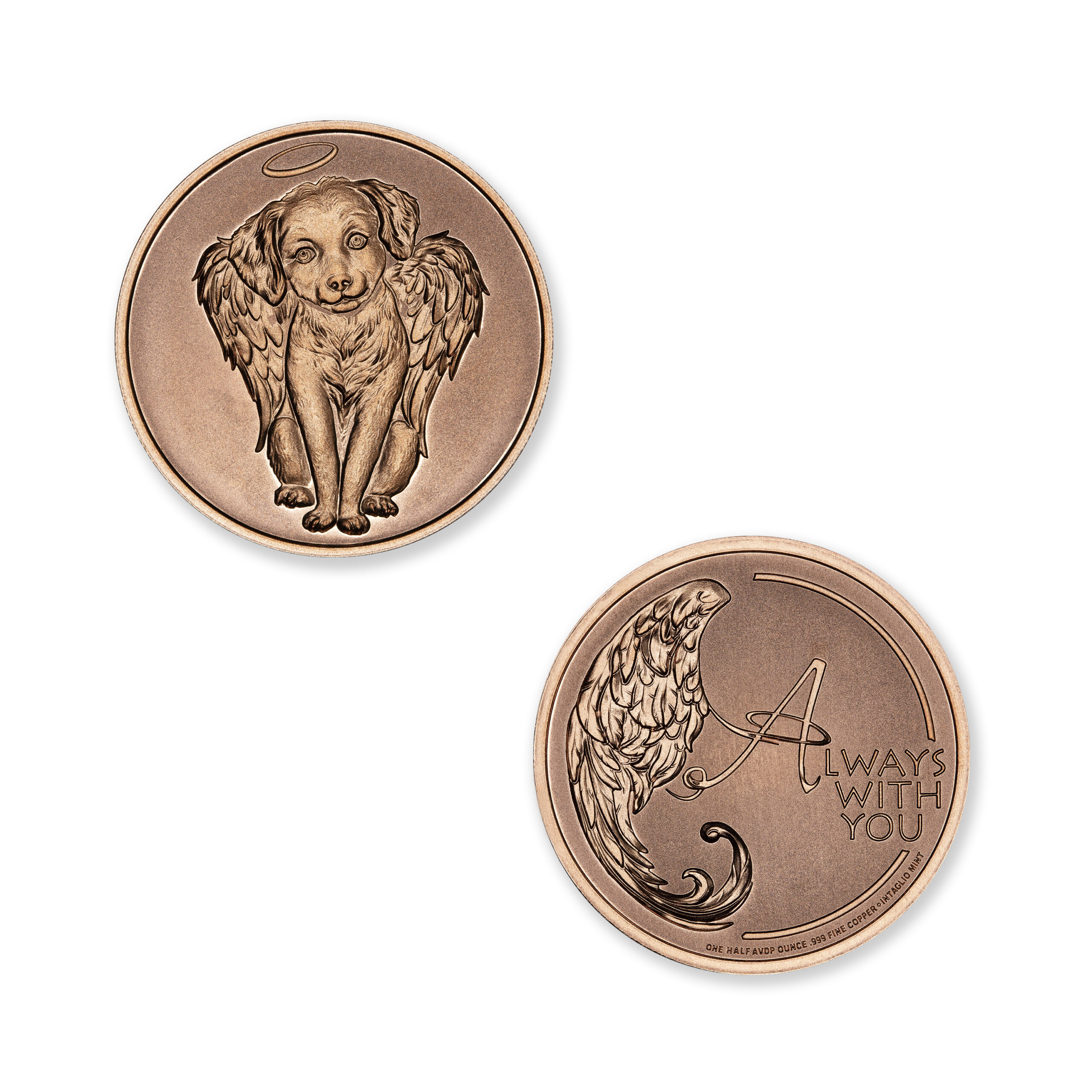 ANGEL IN YOUR POCKET - DOG - 1/2 OZ - 30MM - Image 1