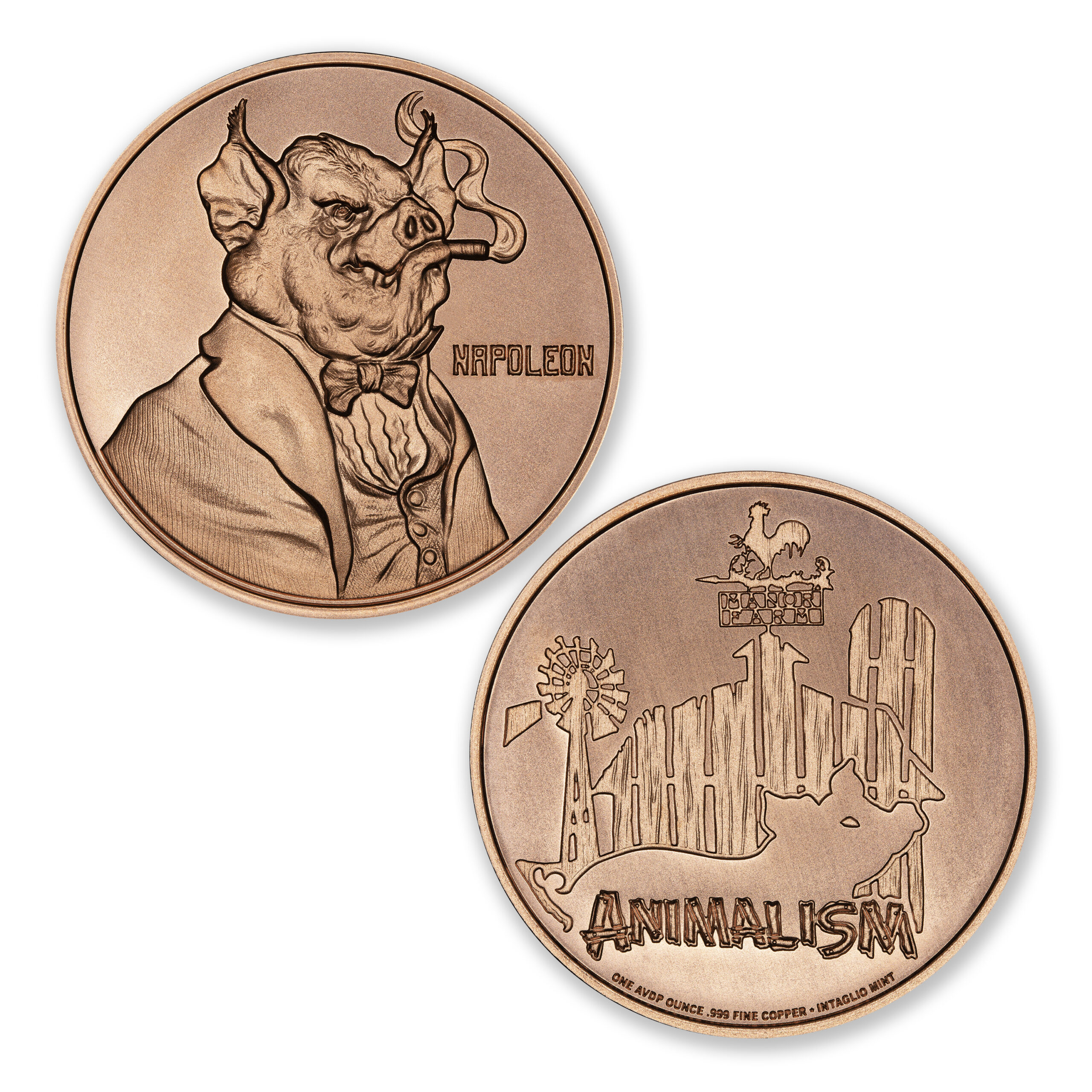 ANIMAL FARM TRIBUTE SERIES - NAPOLEON - 1OZ - 39MM - Image 1