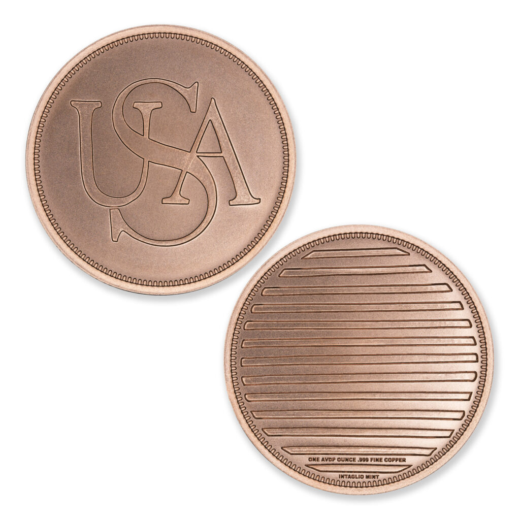 1785 USA BAR TOKEN TRIBUTE - 1OZ - 39MM - CU