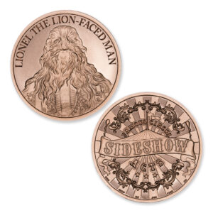 FAMOUS CIRCUS SIDESHOW ACTS - LIONEL THE  LION-FACED MAN - 1OZ - 39MM
