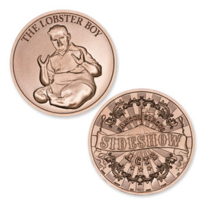 FAMOUS CIRCUS SIDESHOW ACTS - THE LOBSTER BOY - 1OZ - 39MM