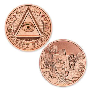 CONSPIRACY THEORY SERIES - MOON LANDING - 1OZ - 39MM