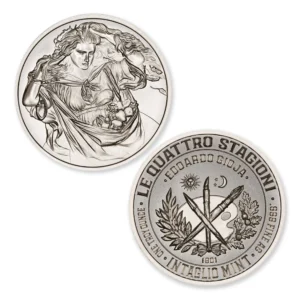 LE QUATTRO STAGIONI (THE FOUR SEASONS) - AUTUMN - 1 TROY OUNCE - 39MM