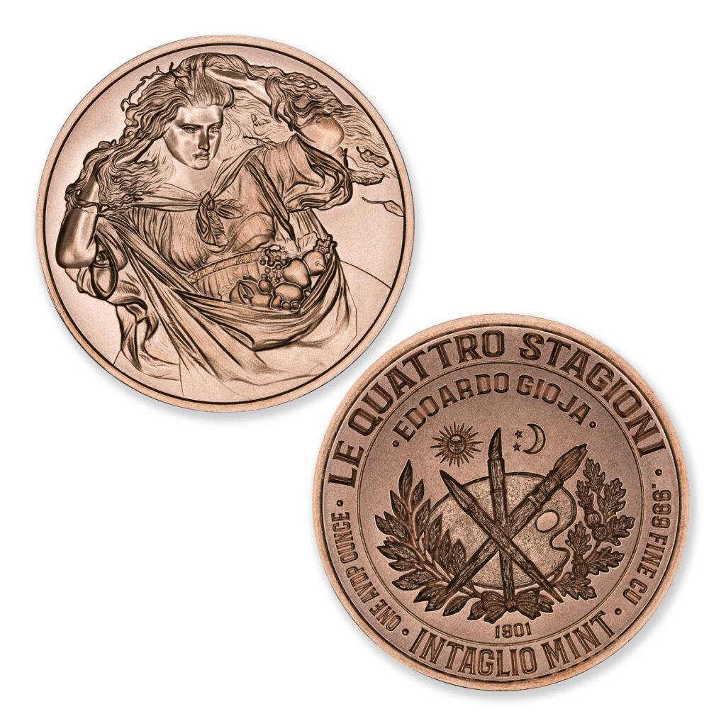 LE QUATTRO STAGIONI (THE FOUR SEASONS) - AUTUMN - 1OZ - 39MM - CU