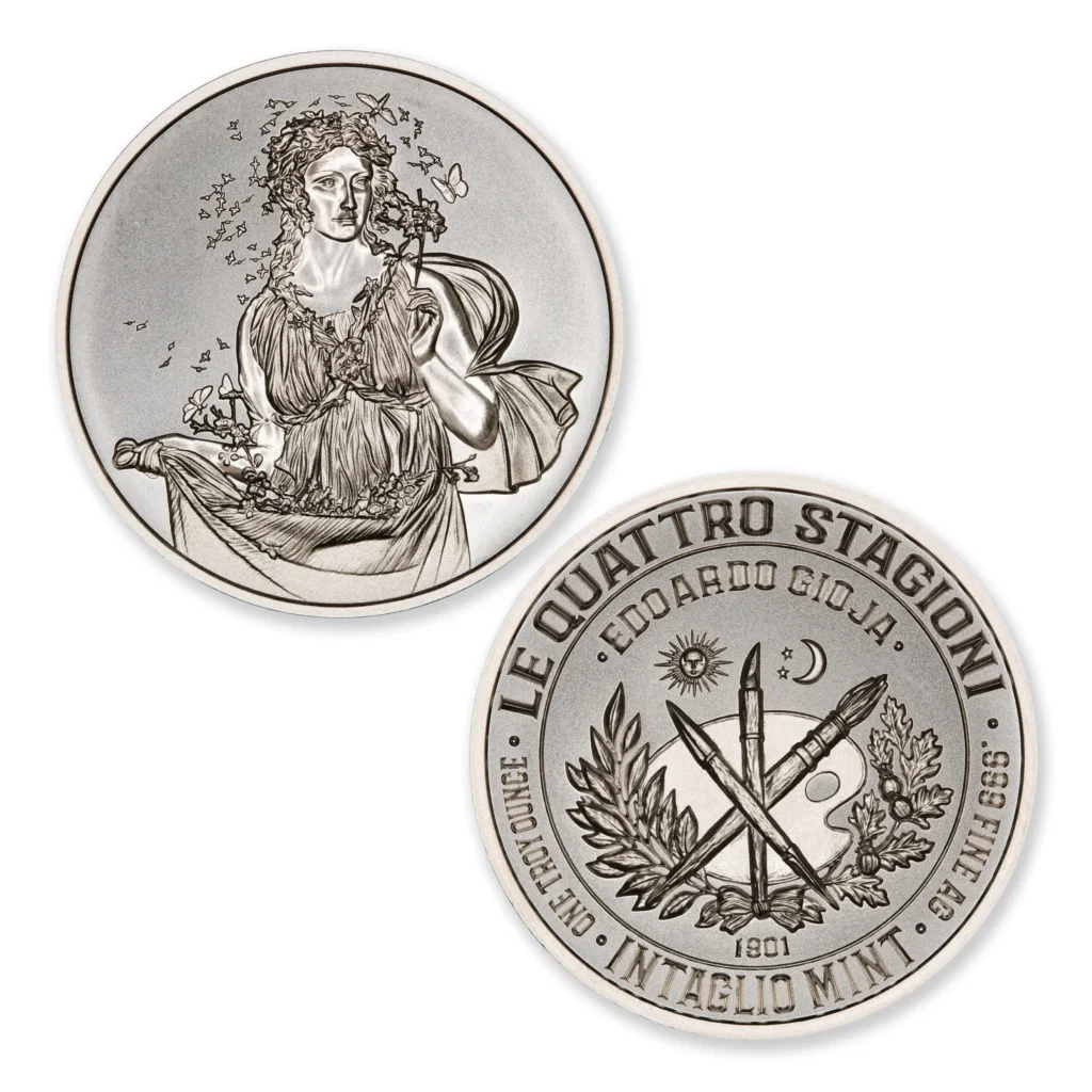 LE QUATTRO STAGIONI (THE FOUR SEASONS) - SPRING - 1 TROY OUNCE - 39MM