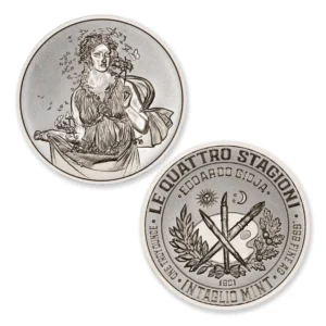 LE QUATTRO STAGIONI (THE FOUR SEASONS) - SPRING - 1 TROY OUNCE - 39MM