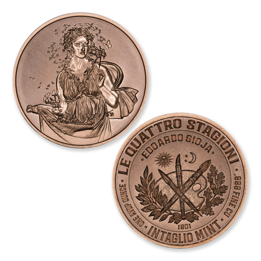 LE QUATTRO STAGIONI (THE FOUR SEASONS) - SPRING - 1OZ - 39MM - CU