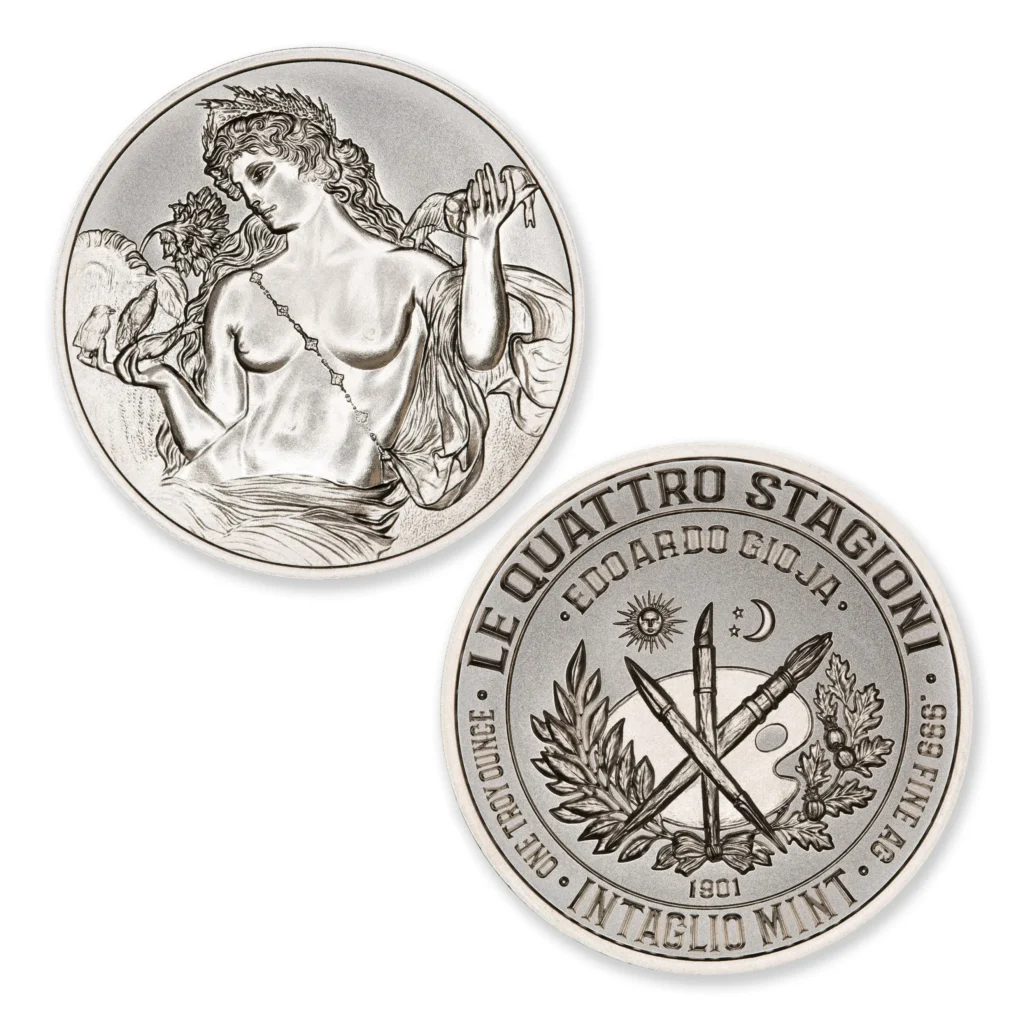 LE QUATTRO STAGIONI (THE FOUR SEASONS) - SUMMER - 1 TROY OUNCE - 39MM