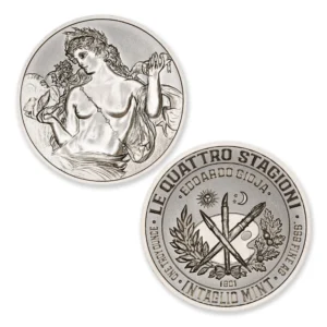 LE QUATTRO STAGIONI (THE FOUR SEASONS) - SUMMER - 1 TROY OUNCE - 39MM