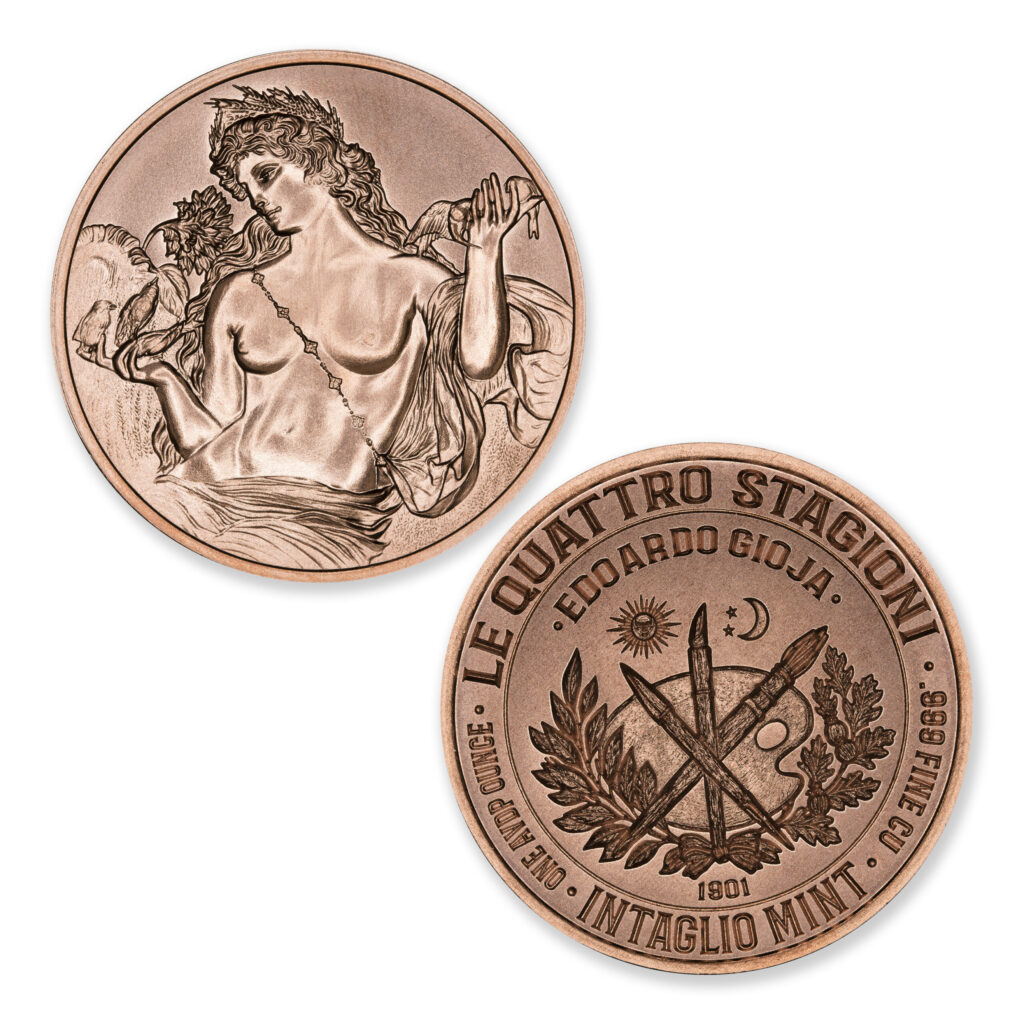 LE QUATTRO STAGIONI (THE FOUR SEASONS) - SUMMER - 1OZ - 39MM - CU