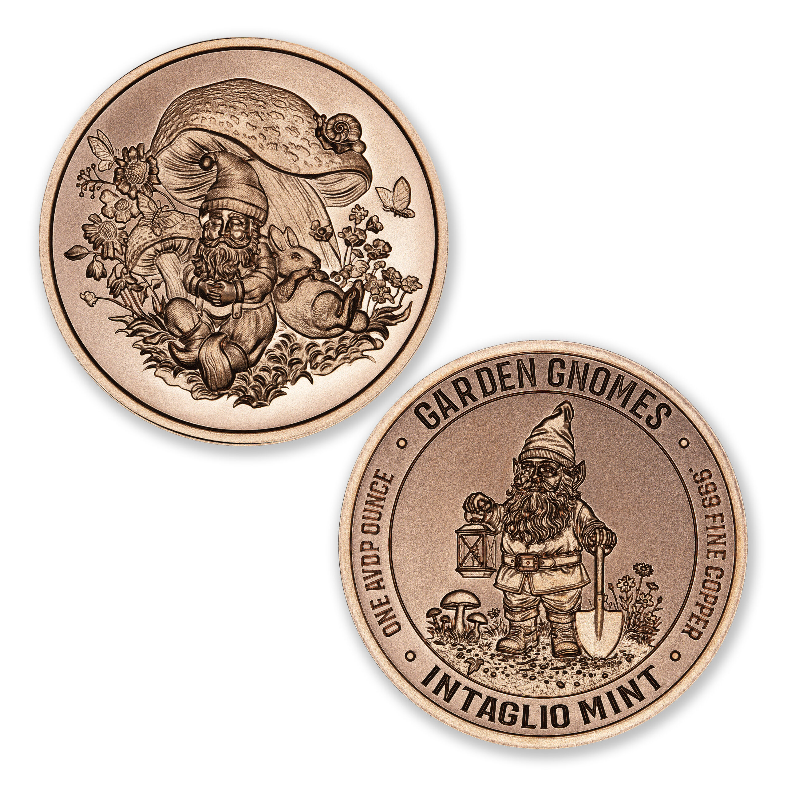 GARDEN GNOMES SERIES - WOODLAND NAPTIME - 1OZ - 39MM - Image 1