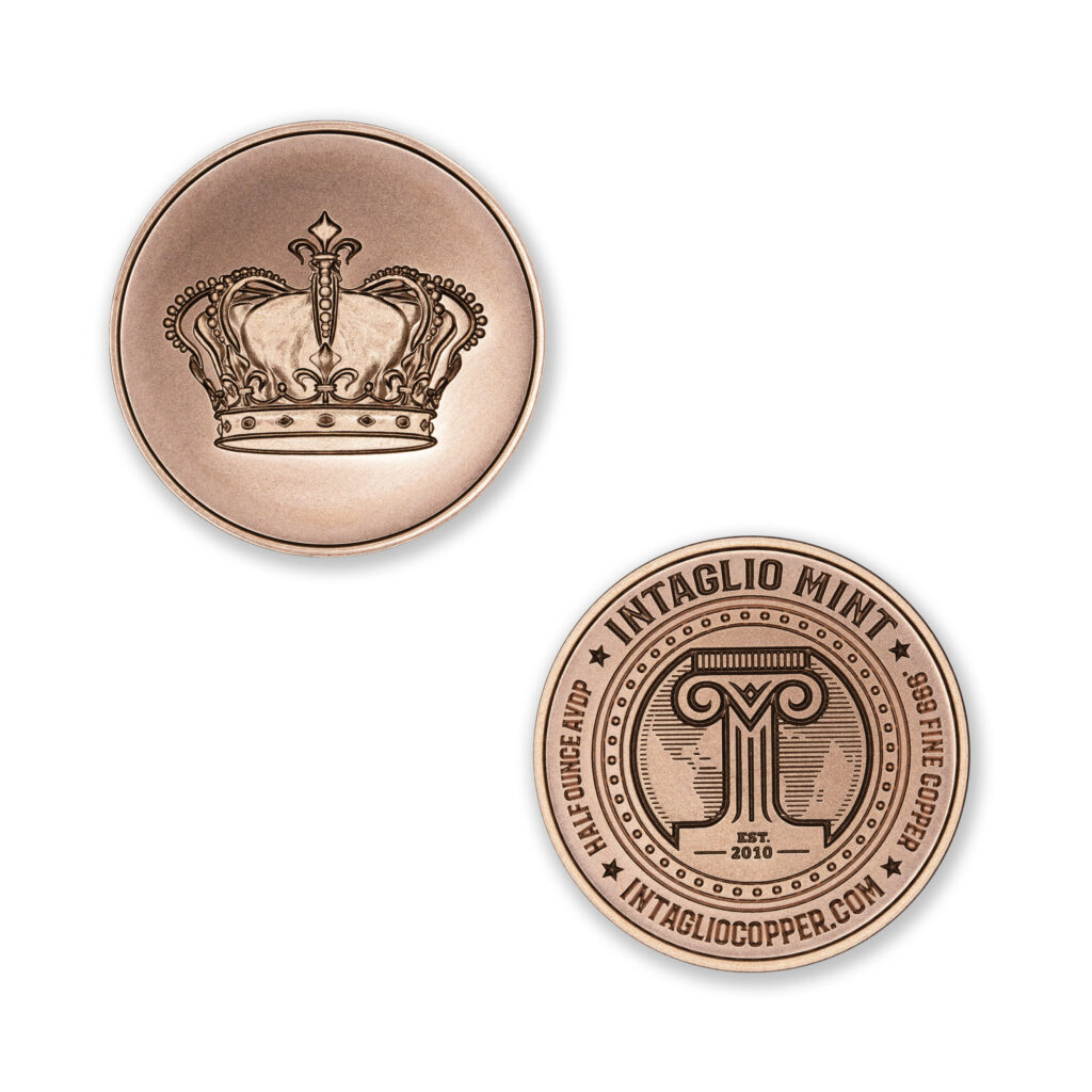 ROYAL CROWN - 1/2OZ - 30MM - CU