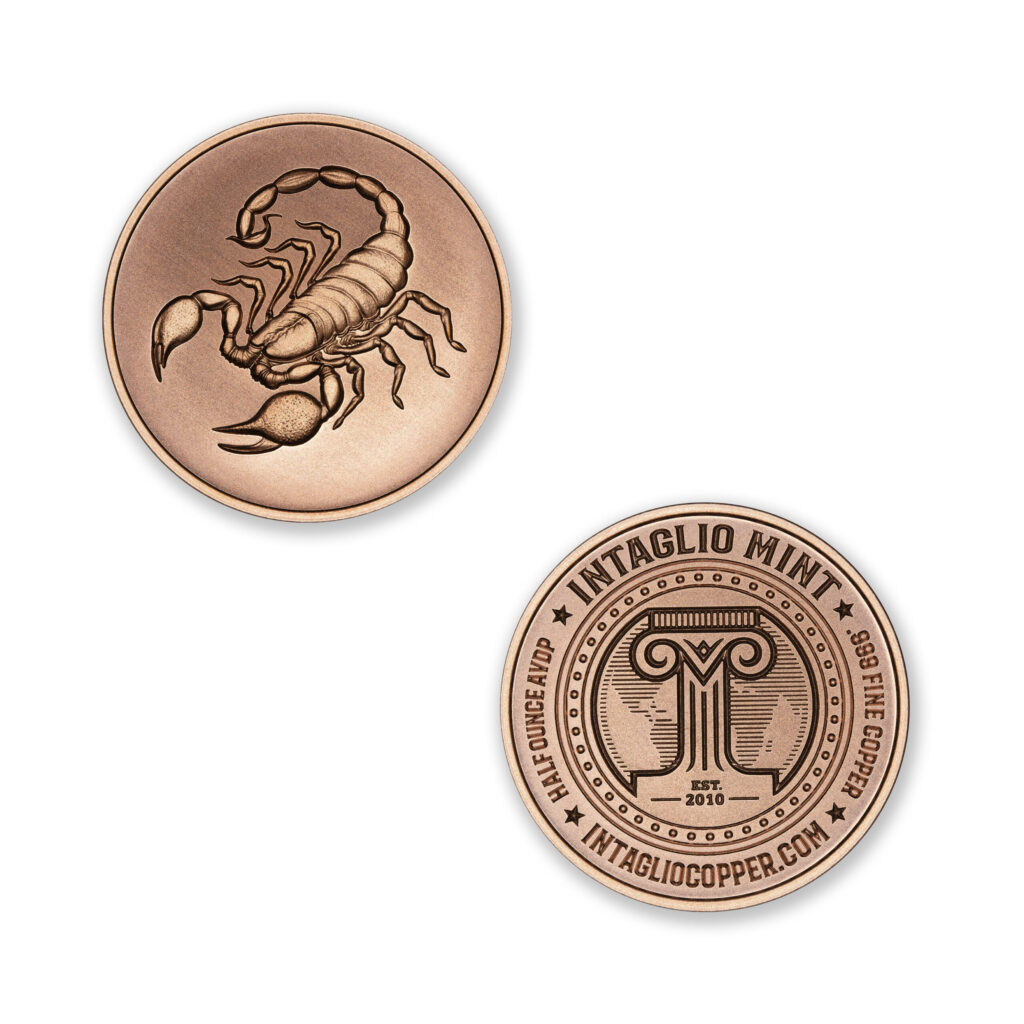 SCORPION - 1/2OZ - 39MM - CU