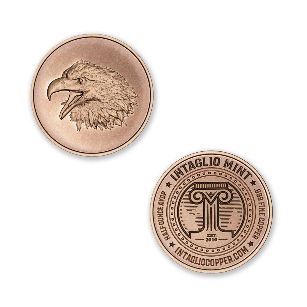 SCREAMING EAGLE - 1/2OZ - 39MM - CU
