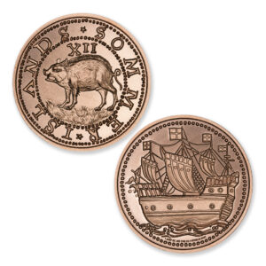 COLONIAL TRIBUTE SERIES - HOGGE MONEY - 1OZ - 39MM