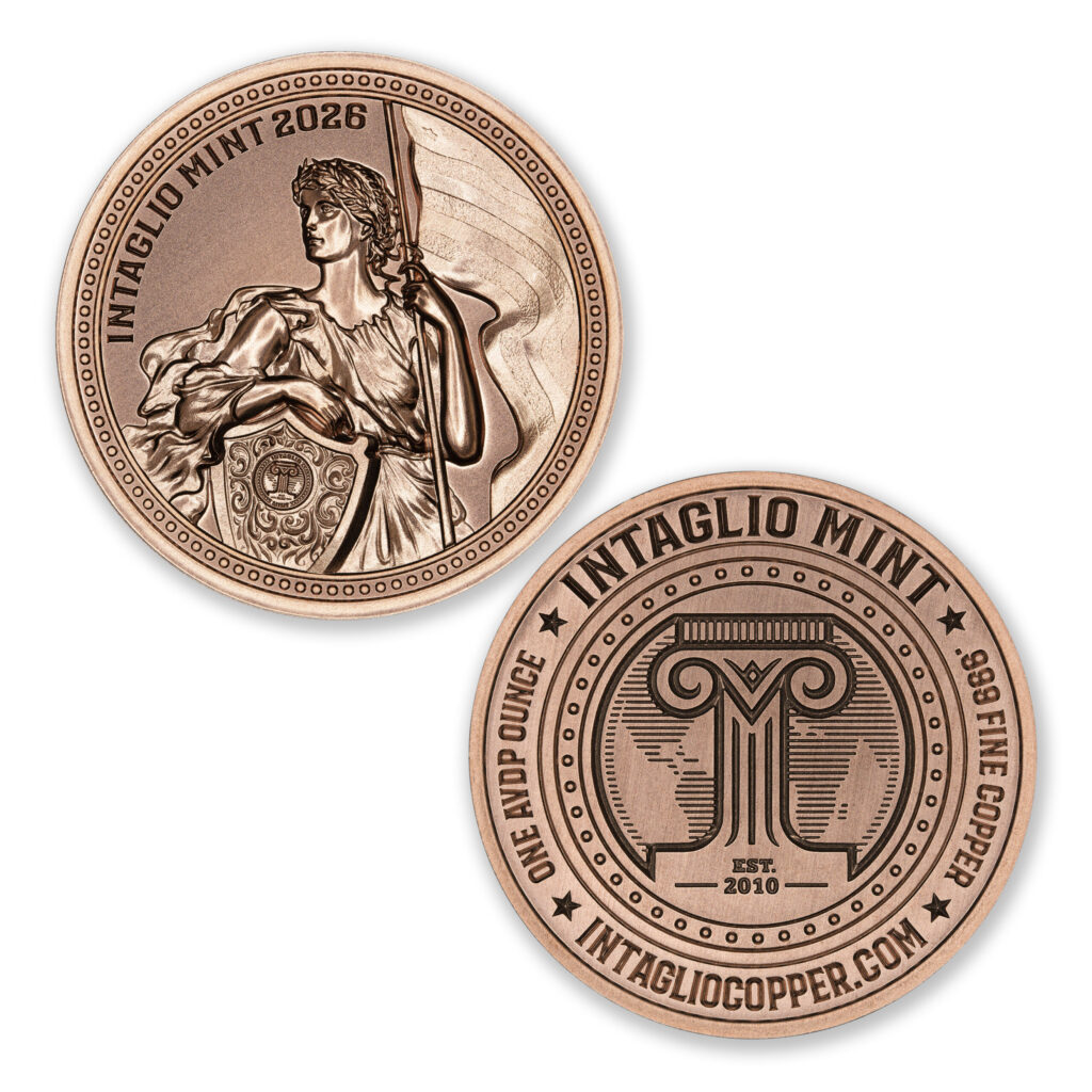 MINT HERITAGE SERIES - INTAGLIO'S LIBERTY 2026 - 1OZ - 39MM - CU