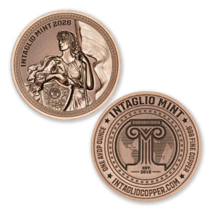 MINT HERITAGE SERIES - INTAGLIO'S LIBERTY 2026 - 1OZ - 39MM