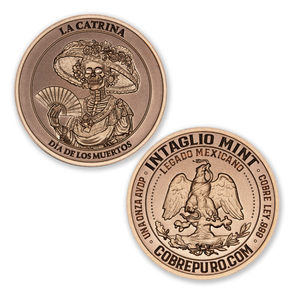 LEGADO MEXICANO SERIES - LA CATRINA - 1OZ - 39MM - CU
