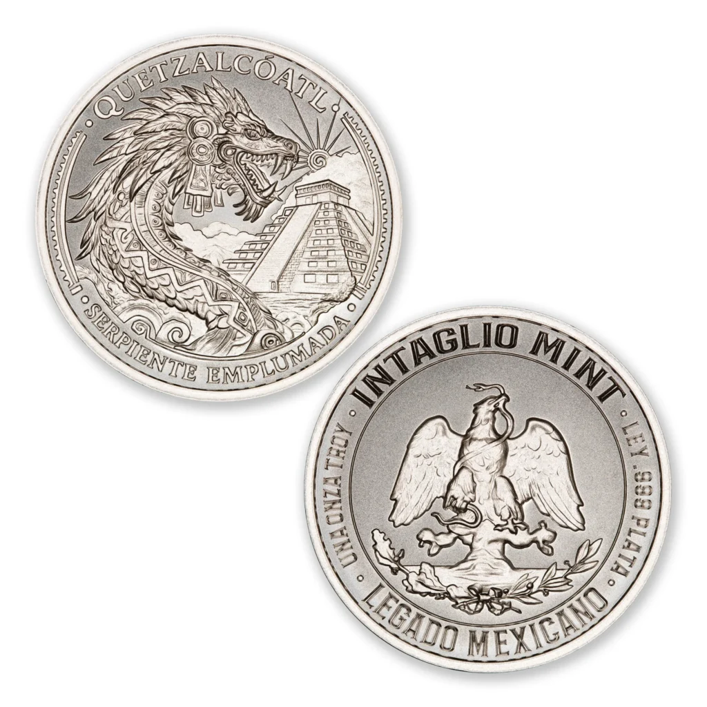 LEGADO MEXICANO SERIES – QUETZALCOATL – 1 TROY OUNCE – 39MM